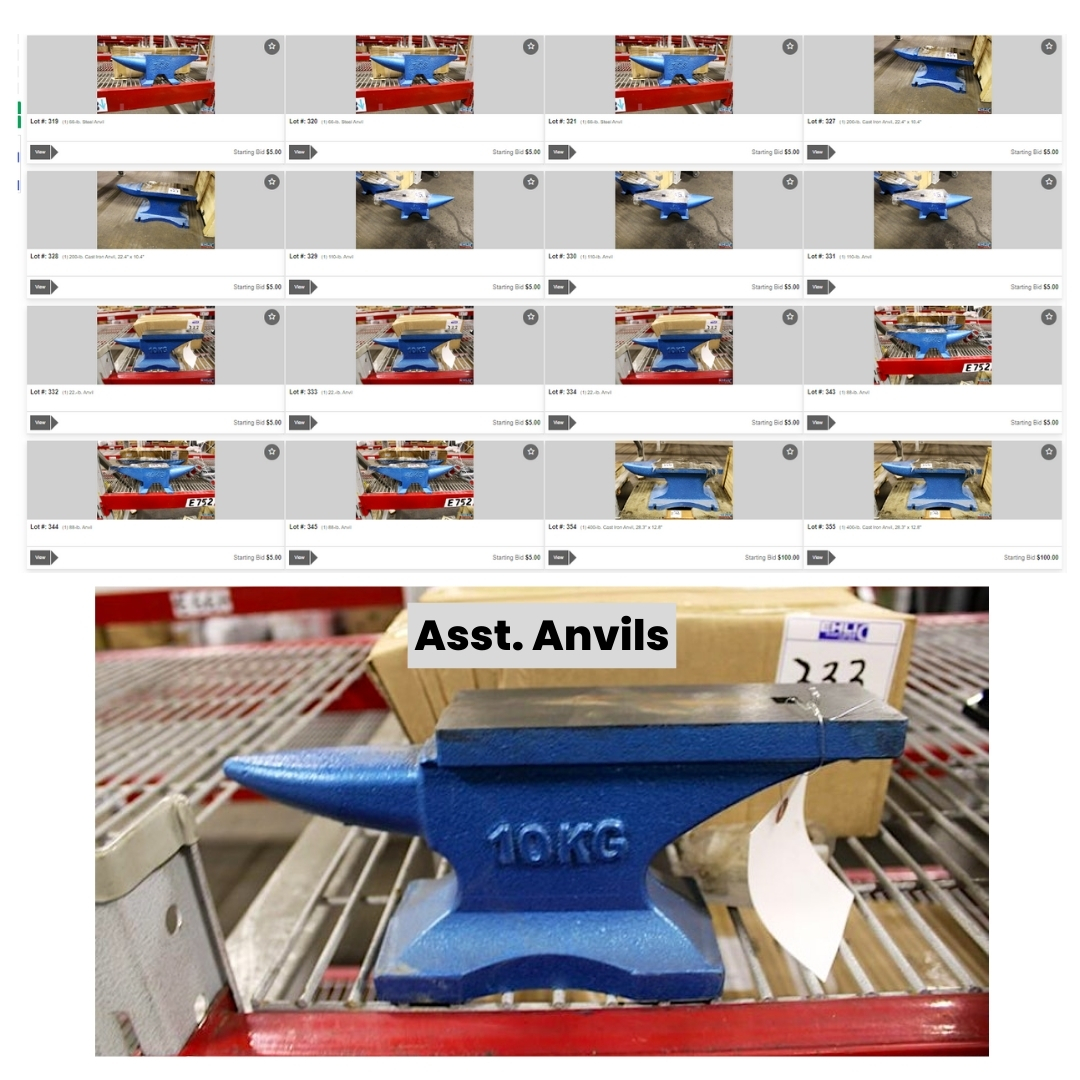 Asst. Anvils